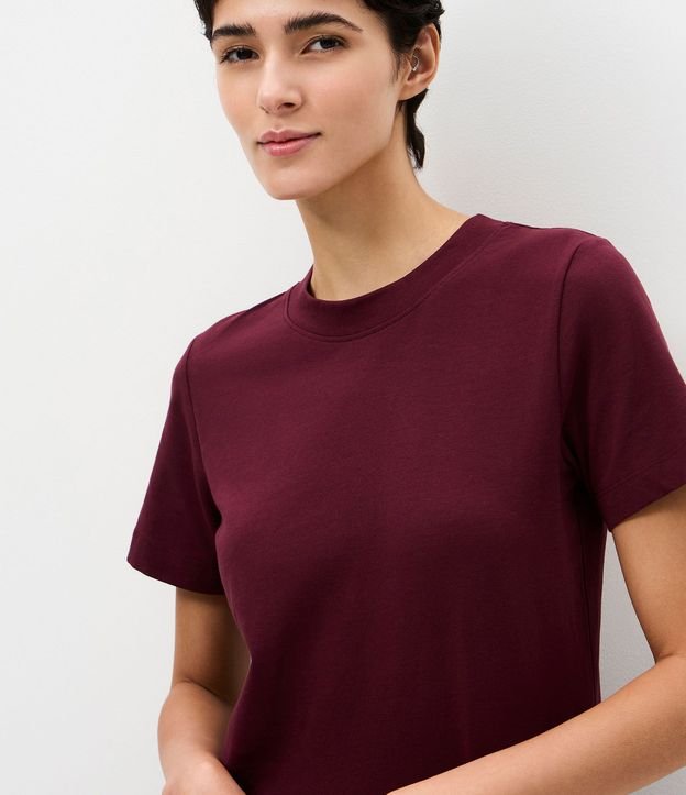 Blusa en Rib con Cuello Redondo 4