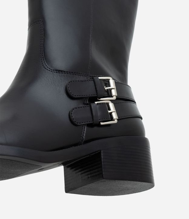 Bota Caña Corta en PU con Salto Bloco 5