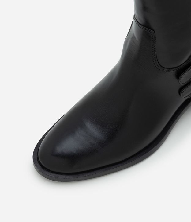 Bota Caña Corta en PU con Salto Bloco 6