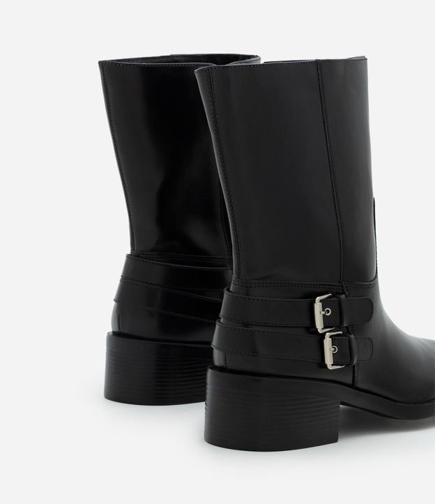 Bota Caña Corta en PU con Salto Bloco 7