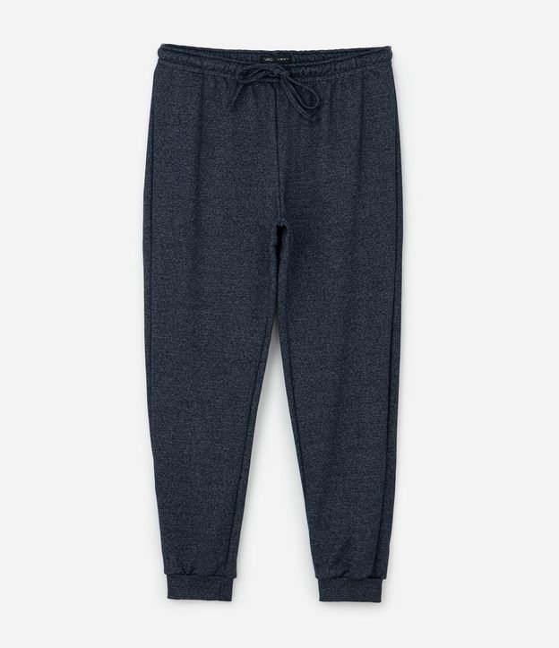 Pantalón Jogger de Pijama en Algodón Liso 4