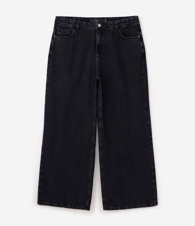 Pantalón de Jean Wide Leg Marmorizada Curve & Plus Size 6
