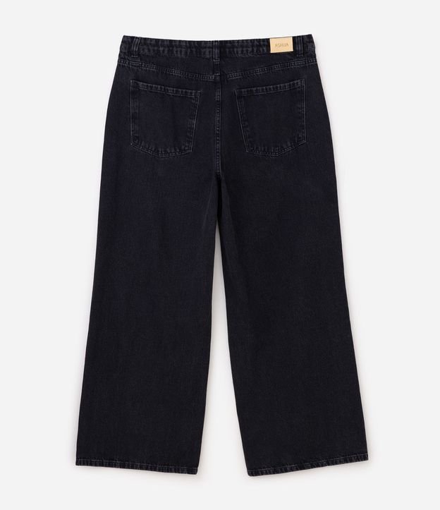 Pantalón de Jean Wide Leg Marmorizada Curve & Plus Size 7