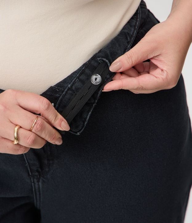 Pantalón de Jean Wide Leg Marmorizada Curve & Plus Size 4