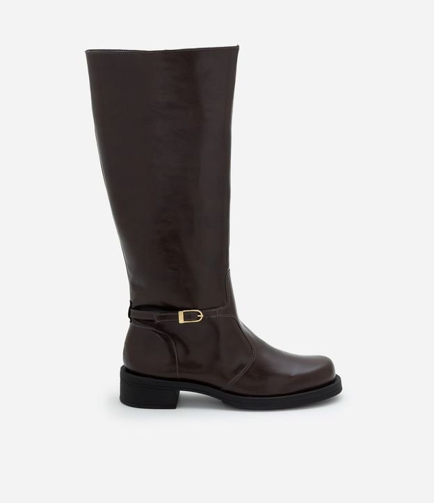 Bota de Montar de PU con Caña Alta 2