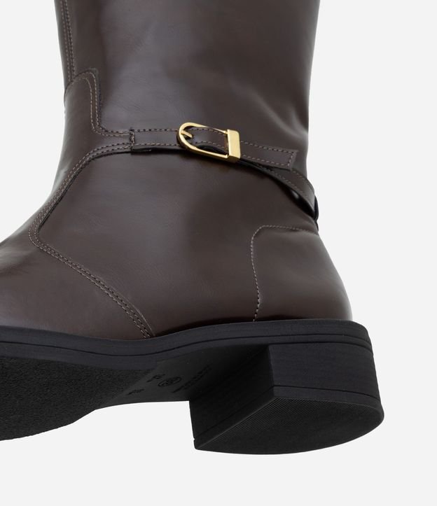 Bota de Montar de PU con Caña Alta 6