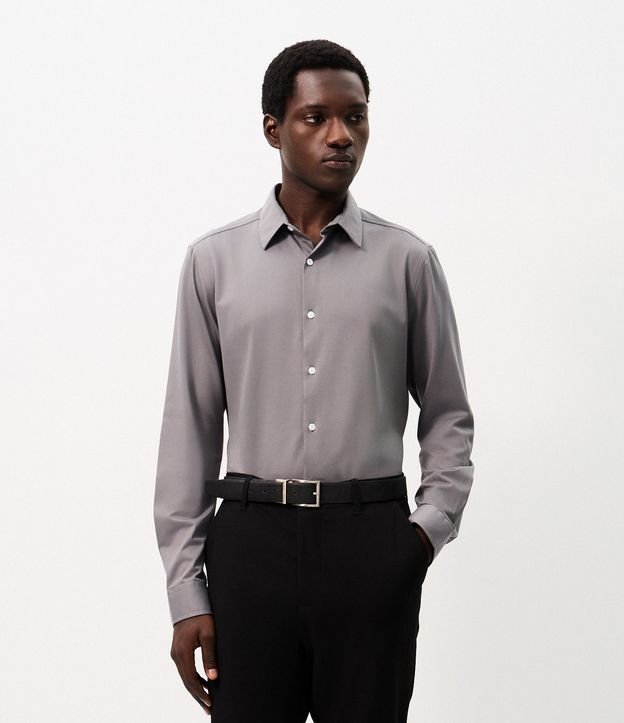 Camisa Slim en Algodón Performance Easy Care 2