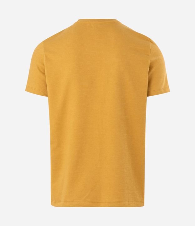 Remera Masculina Manga Larga con Bordado de Follajes