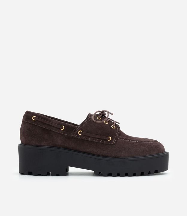 Mocasín en Cuero con Suela Flatform