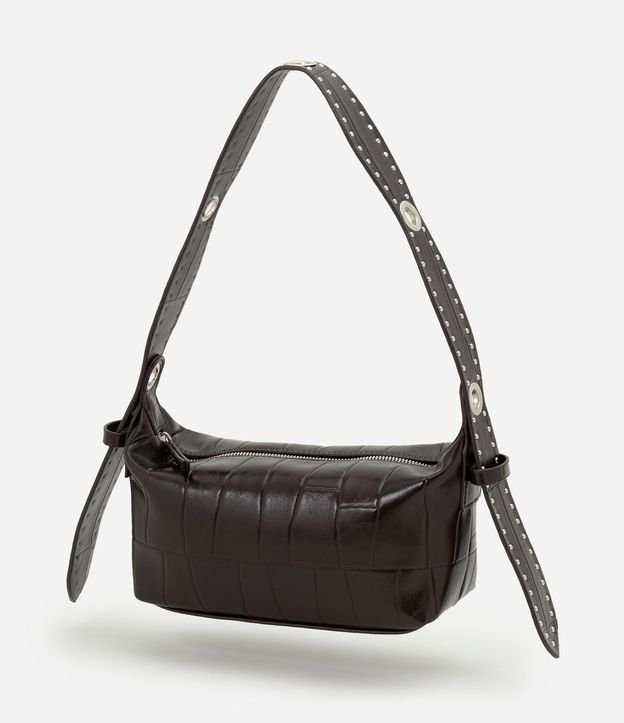 Bolsillo Baguette Texturizada con Metales 3