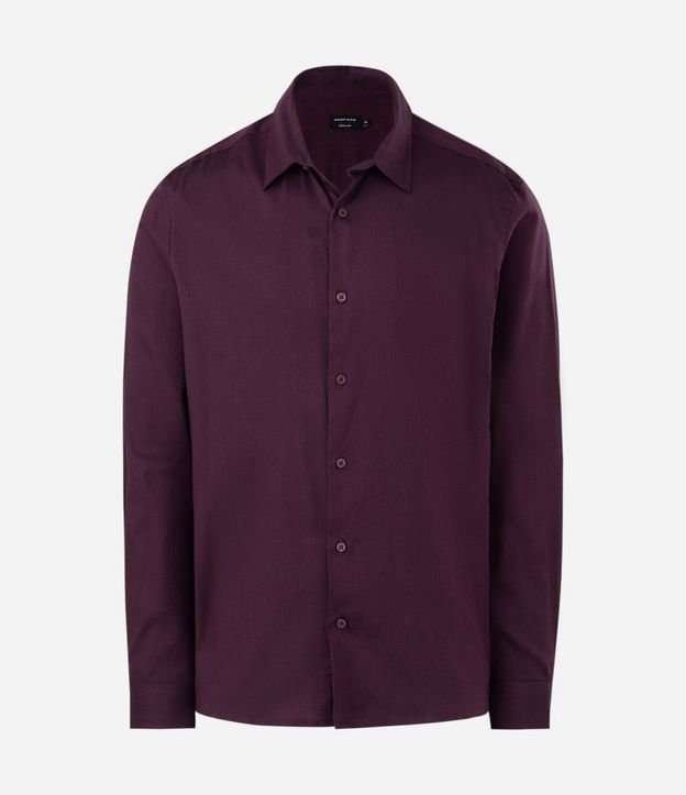 Camisa Regular Tecnológica en Sarga Elástica 5