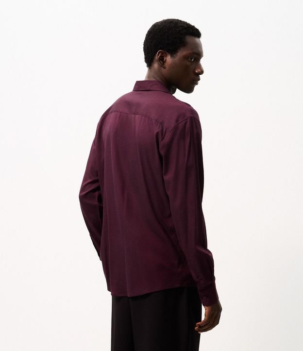 Camisa Regular Tecnológica en Sarga Elástica 3