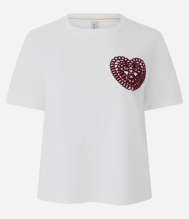 Blusa en Algodón con Bordado de Corazón 4