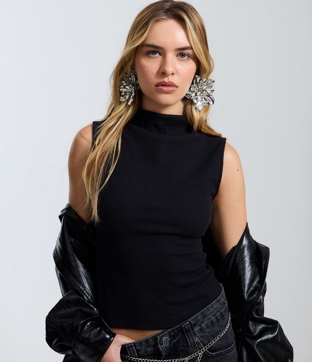 Blusa en Algodón con Bordado de Corazón