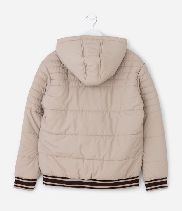 Campera Infantil Puffer con Patch Gomoso – Talle 5 a 14 años 3