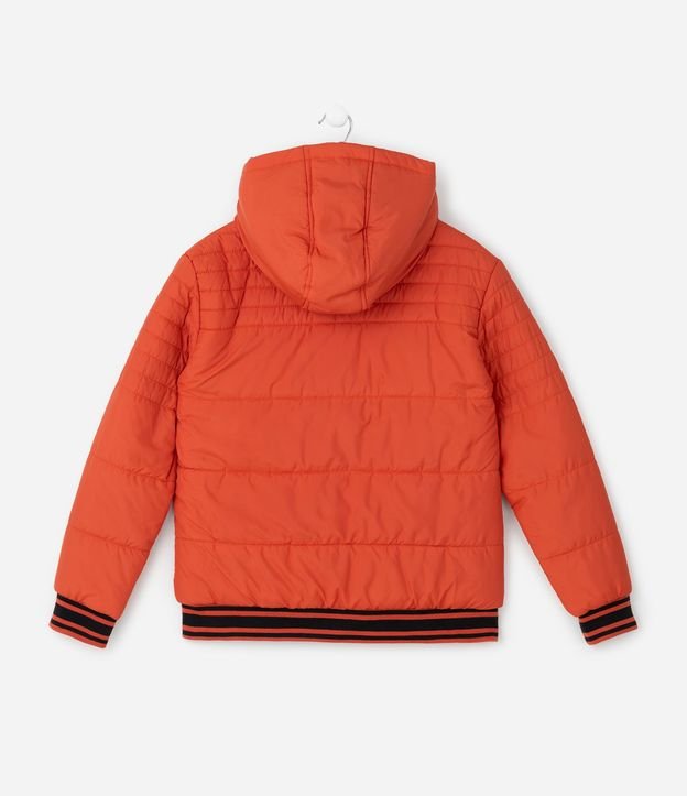 Campera Infantil Puffer con Patch Gomoso – Talle 5 a 14 años 2