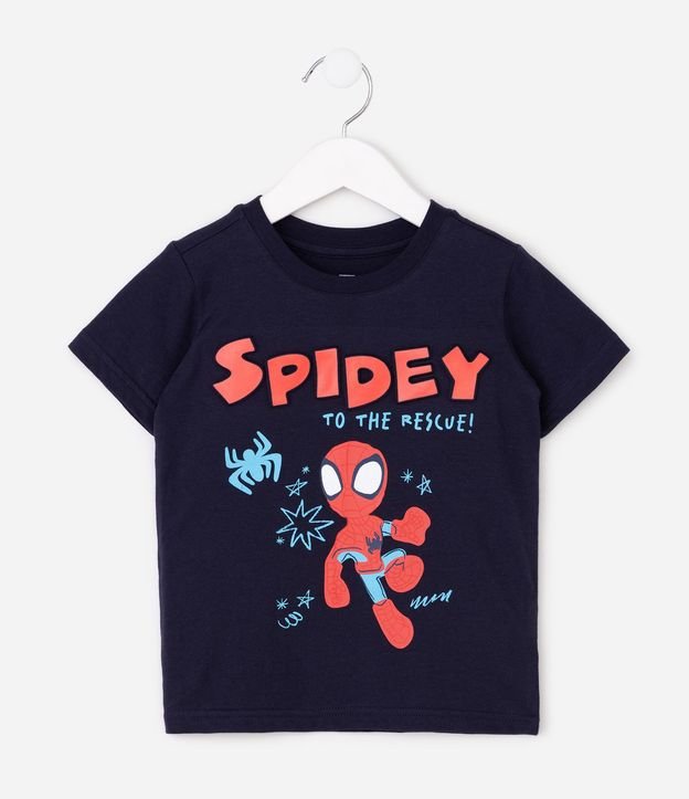 Remera en Algodón con Estampado Spidey en Relieve - Talle 2 a 6 años 2