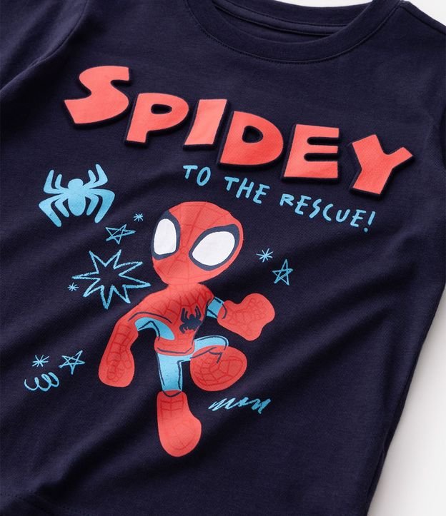 Remera en Algodón con Estampado Spidey en Relieve - Talle 2 a 6 años 5