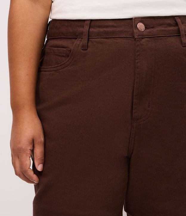 Pantalón  Wide Leg en Sarga con Elástico Interno Curve & Plus Size 3