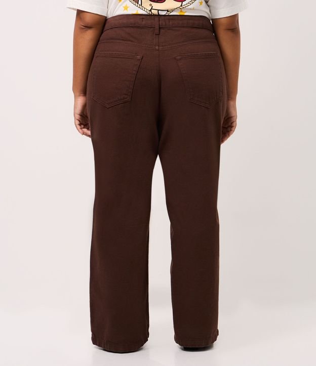 Pantalón  Wide Leg en Sarga con Elástico Interno Curve & Plus Size 5