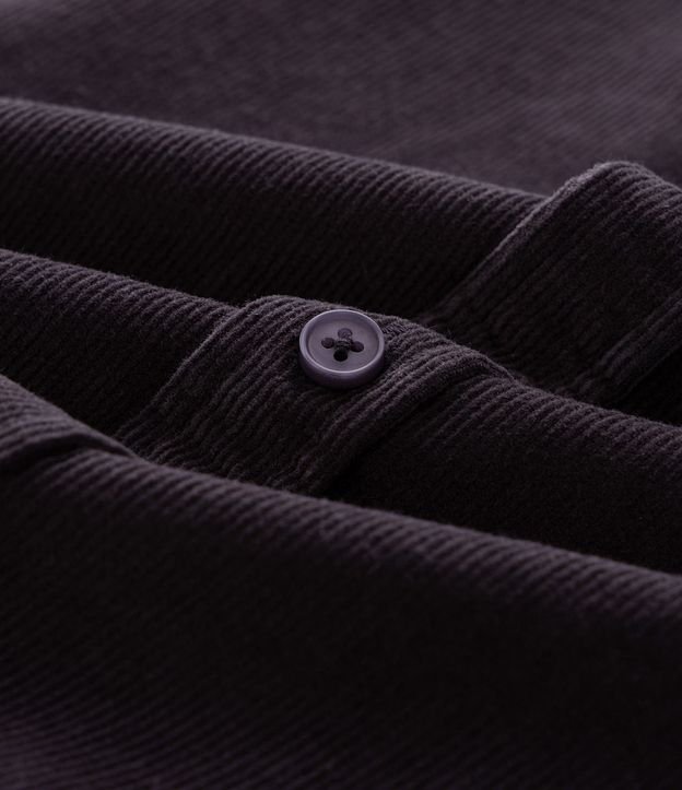 Camisa en Terciopelo con Bolsillos Delanteros 7