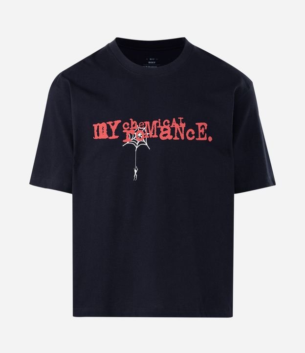 Remera Boxy en Algodón con Estampado My Chemical Romance