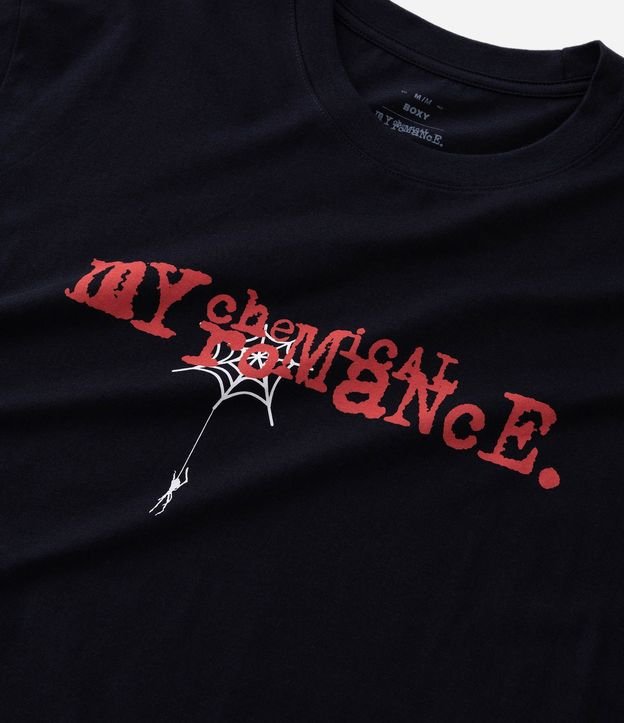Remera Boxy en Algodón con Estampado My Chemical Romance 8