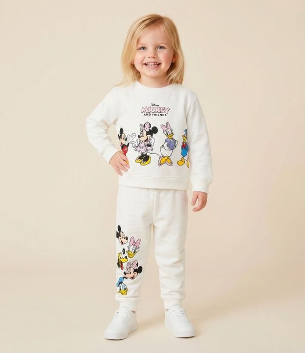 Conjunto Infantil Algodón Minnie y Amigos - Talle 1 a 6 años