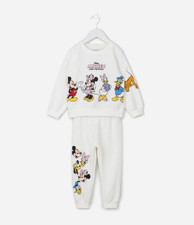 Conjunto Infantil Algodón Minnie y Amigos - Talle 1 a 6 años 2