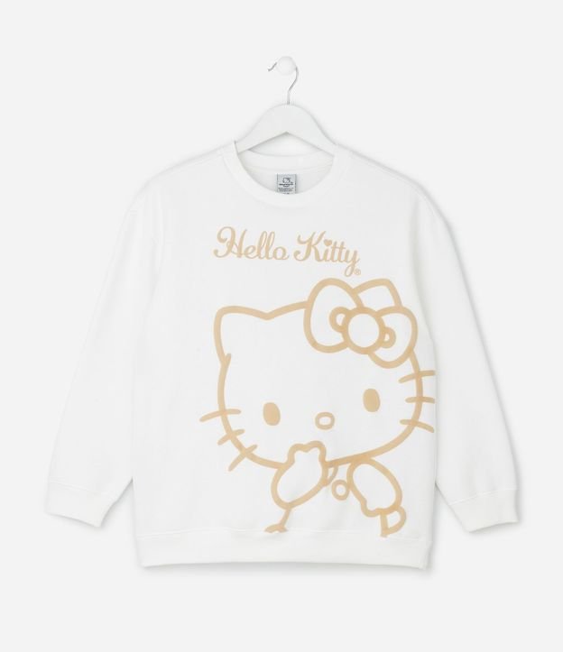 Saco Infantil Oversized con Estampa de Hello Kitty – Talle 4 a 14 años