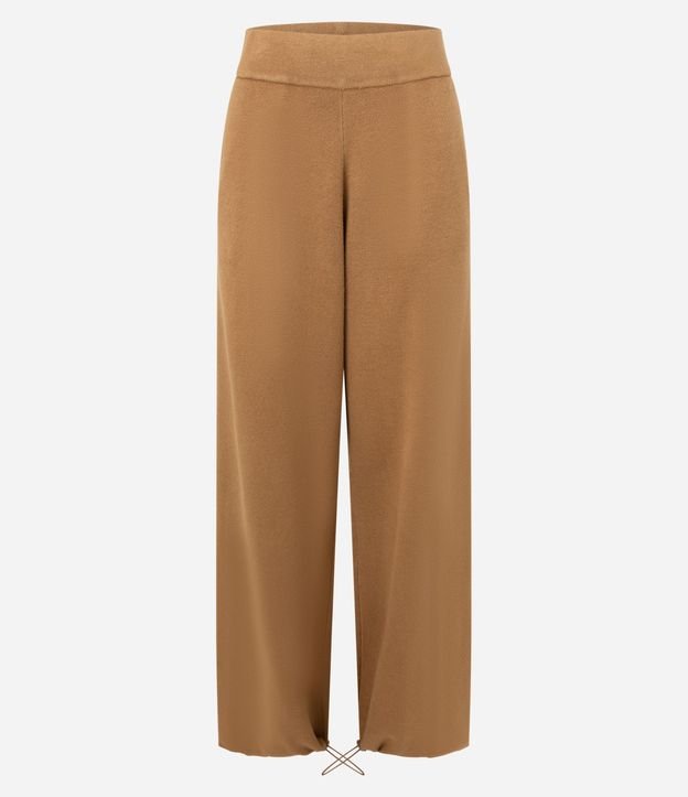 Pantalón Recto en Punto con Regulador en el Ruedo 1