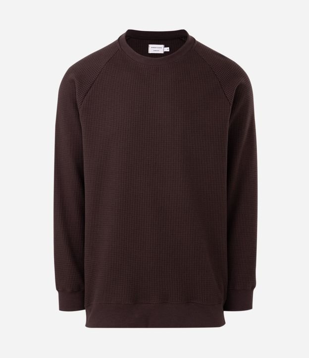 Buzo Masculino Waffle en Algodón con Cuello Redondo 5