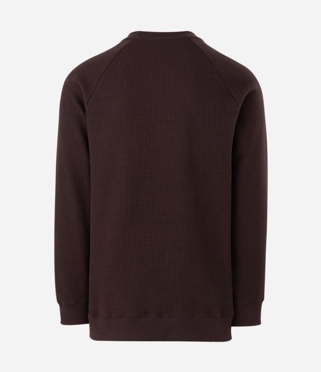 Buzo Masculino Waffle en Algodón con Cuello Redondo 6