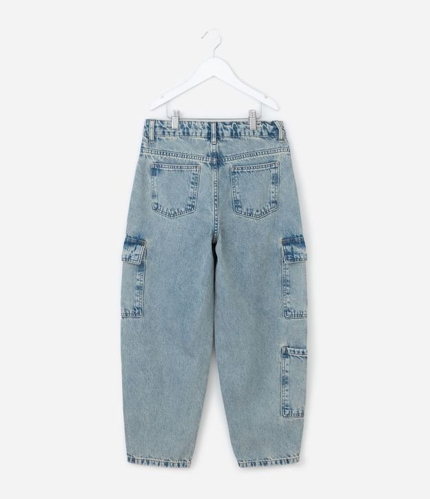 Pantalón Infantil Jeans Slouchy Cargo – Talle 7 a 16 años 3