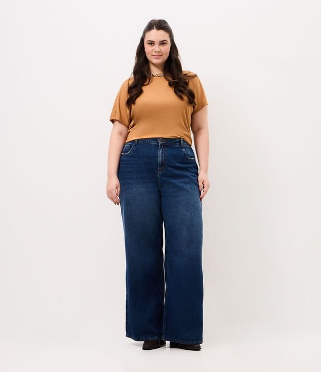 Pantalón Wide Leg en Jeans Curve & Plus Size