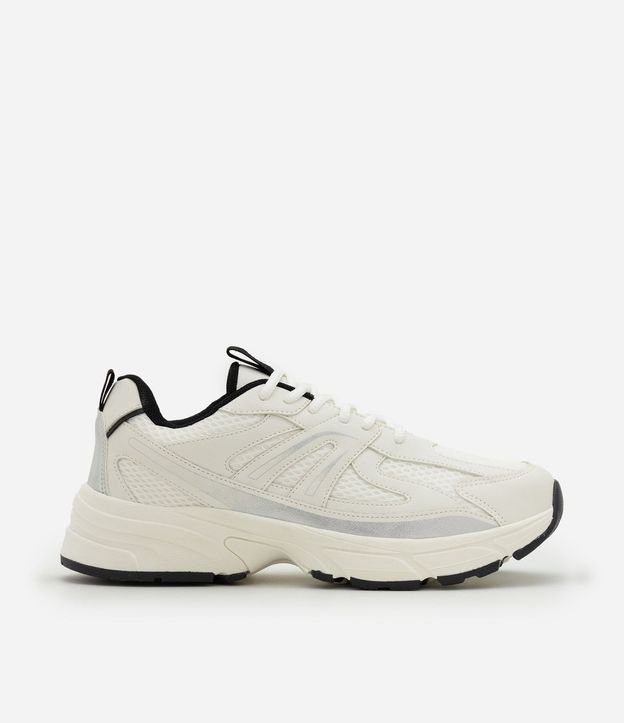 Championes Jogging en PU con Recortes Contrastantes