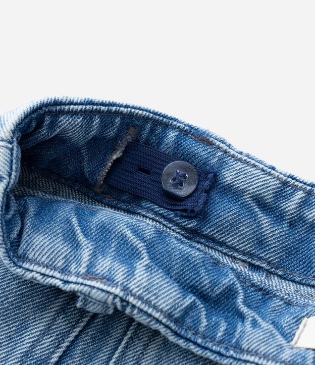 Short Pollera Infantil en Jeans con Botones Delanteros – Talle 7 a 16 años 4