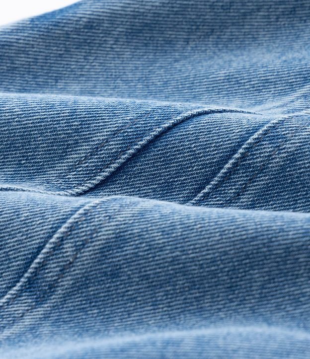 Short Pollera Infantil en Jeans con Botones Delanteros – Talle 7 a 16 años 5