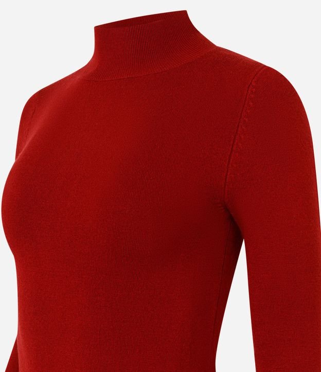 Blusa en Tricot con Manga Larga y Cuello Alto 3
