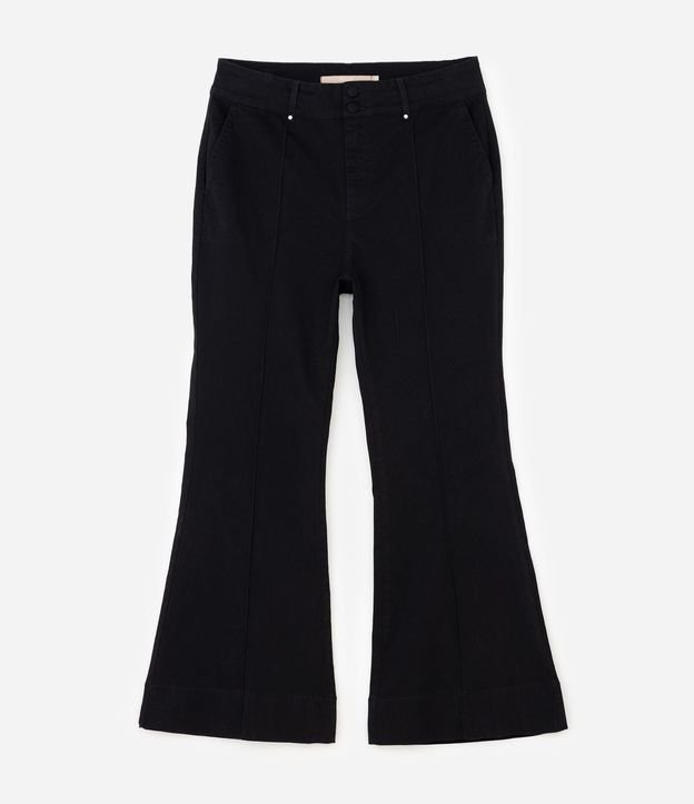 Pantalón de Jean Flare con Detalle en Brillo Curve & Plus Size 6