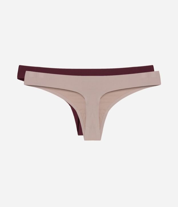 Kit 02 Bombachas Bikini Hilo en Microfibra 2