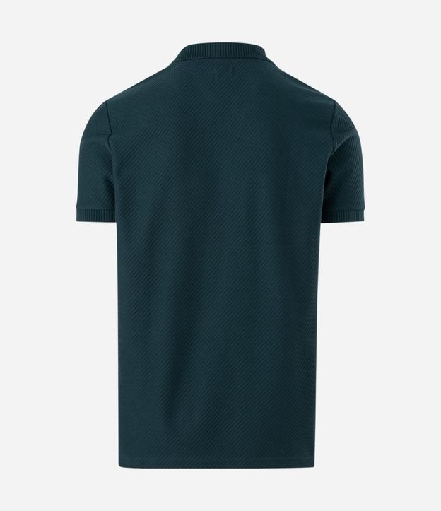 Remera Polo Comfort en Algodón con Textura 3