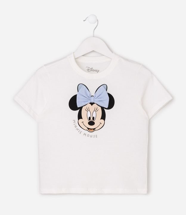 Remera Infantil Boxy con Estampado Minnie y Lazo – Talle 1 a 6 años 2