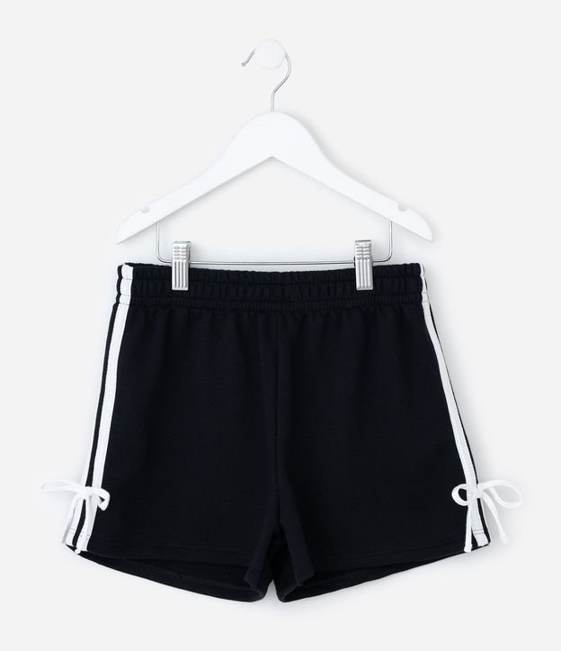 Short Infantil Algodón con Raya Lateral – Talle 5 a 14 años 2