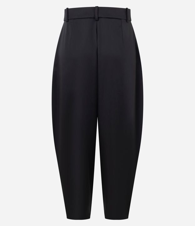 Pantalón Wide Leg Satinada con Trabillas en la Cintura 6