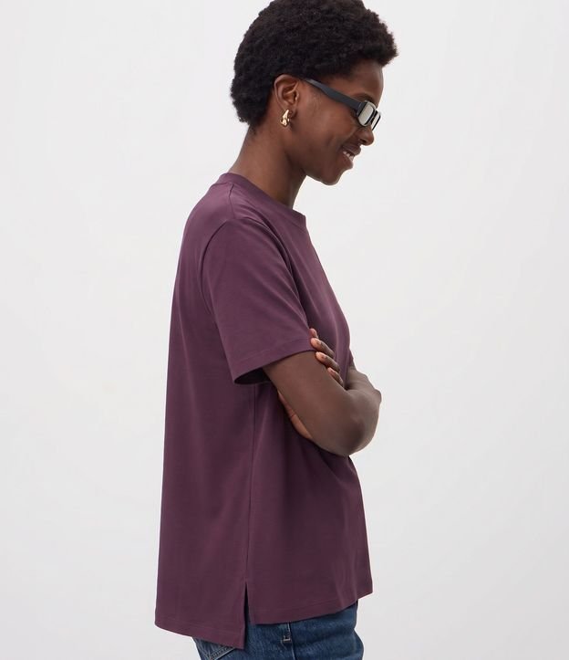 Blusa en Algodón Pima con Cuello Redondo 3