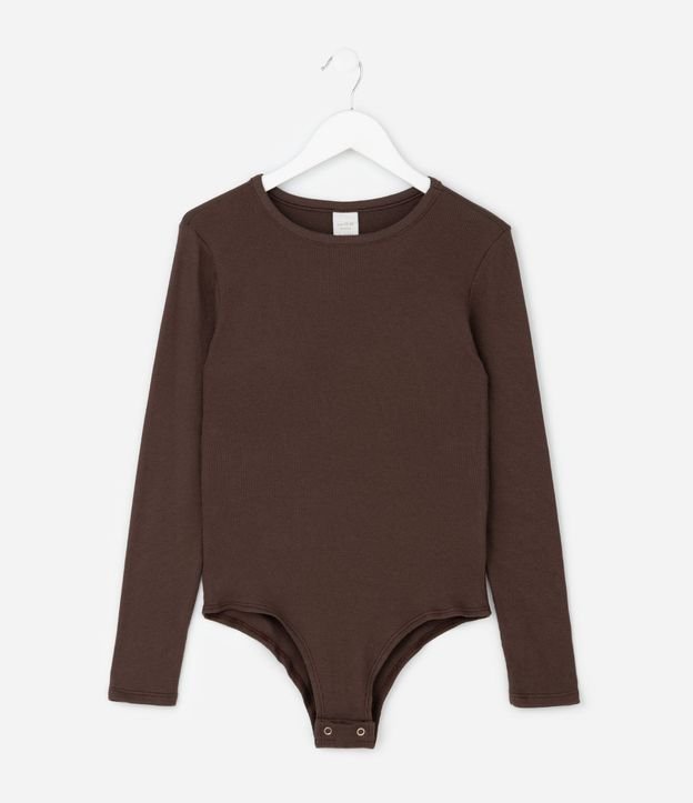 Body Infantil Baby Look Manga Larga – Talle 7 a 16 años 2
