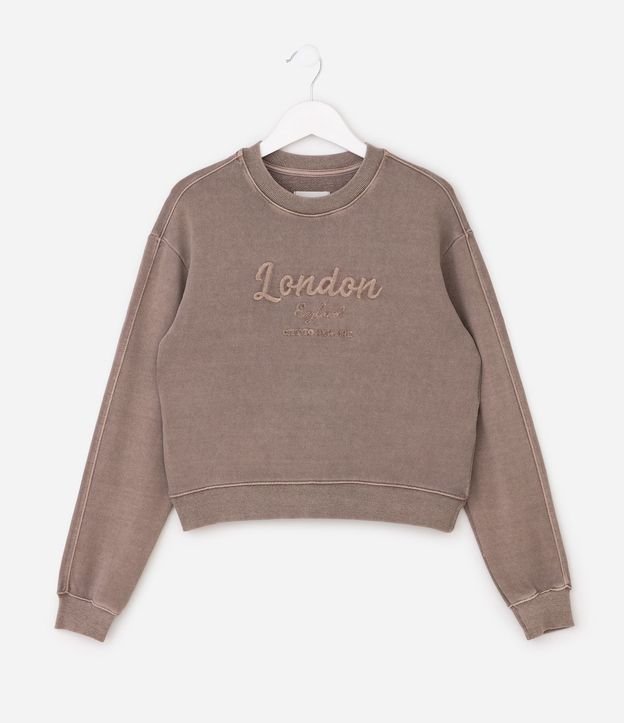 Buzo Infantil Relaxed con Lettering Bordado – Talle 7 a 16 años 2