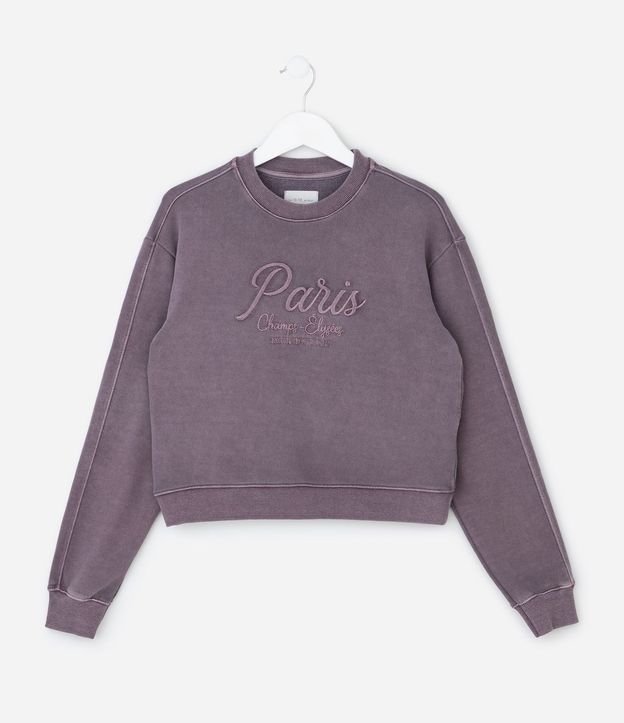 Saco Infantil Relajado con Lettering en Relieve – Talle 7 a 16 años 2