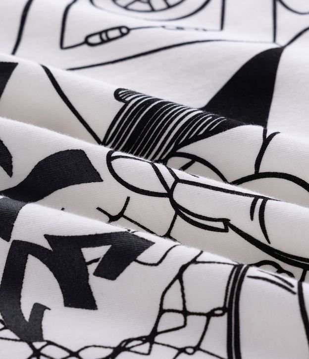 Remera Relaxed Manga Corta en Algodón Hermano Metralla 7